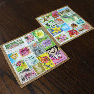 TA9 Recycled Stamps Coaster